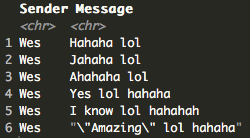 Haha lol